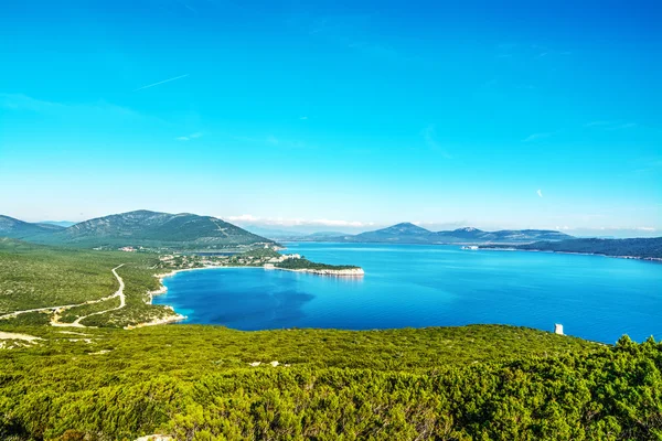 Capo Caccia em um dia claro — Fotografia de Stock