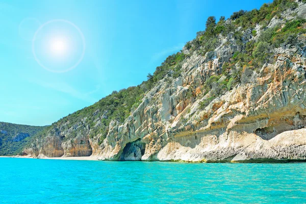 Turkost vatten i Sardinien — Stockfoto