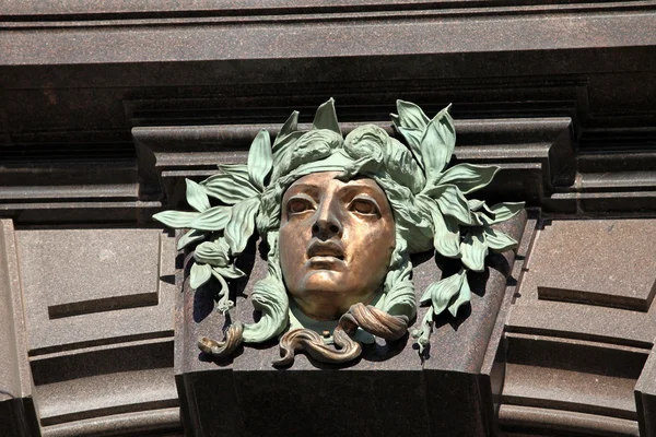 Mascaron testa femminile — Foto Stock