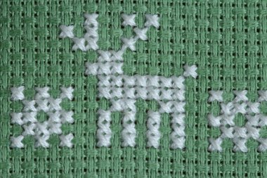 Nakış Kanaviçe işi desen deer ile