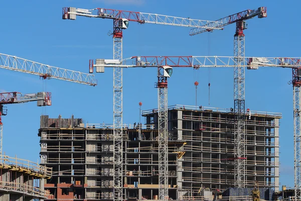 The Construction skyscrapers — Stock Photo, Image