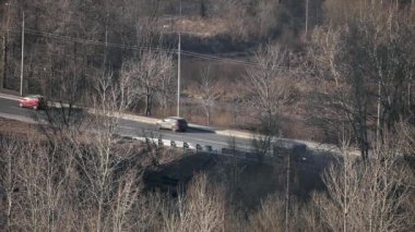 ormandaki görünümünün üst yol