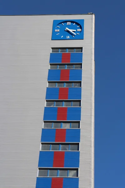 Blue clock tower — Stock Photo, Image