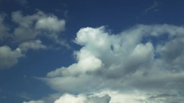 Временной промежуток кучевых облаков — стоковое видео