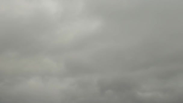 Faible pluie nuages laps de temps — Video