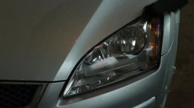 Araba ışıklar yıkama