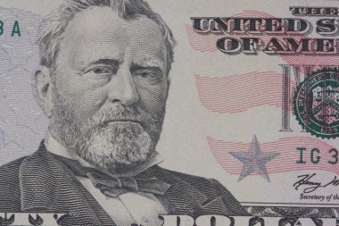  Amerikan Başkan Grant portresi