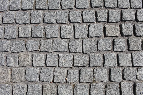 Granite grey cobbles abstract background — Stock Photo, Image