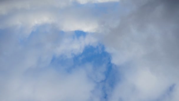 Flying Stratus Clouds Cloudscape Time Lapse — Vídeo de stock