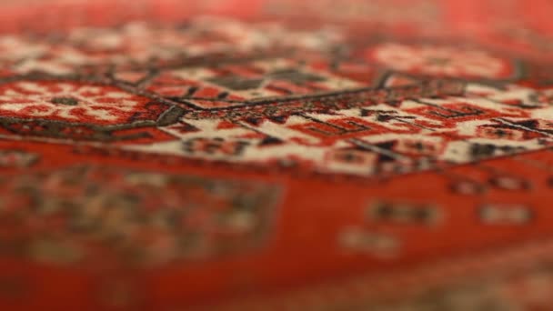 ペルシャ絨毯美しい装飾抽象的な背景 — ストック動画
