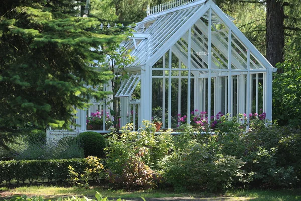 Gartengewächshaus — Stockfoto