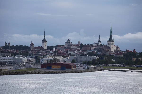 Tallinn view from the sea — Stock Photo, Image
