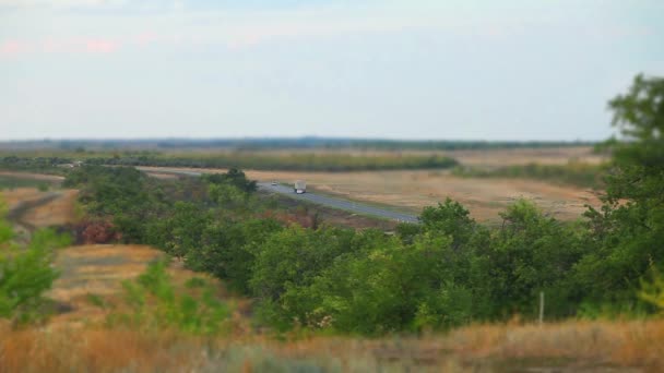 Time lapse country road — Stock Video