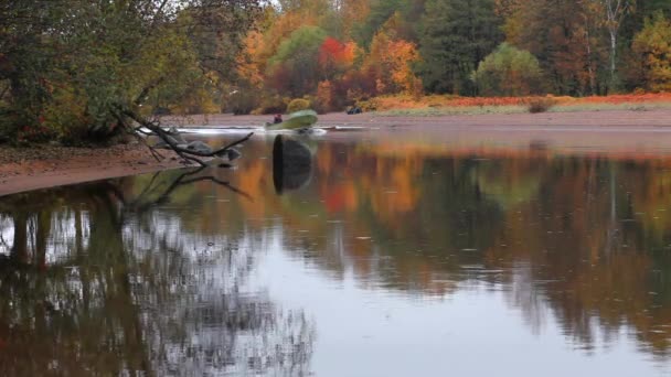 Fischerboot kehrt nach Hause zurück — Stockvideo