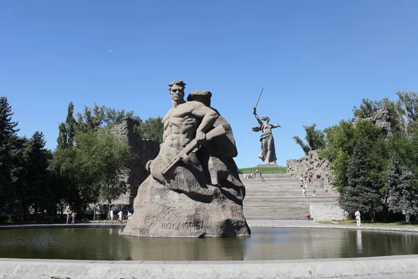 Monument aux soldats aux défenseurs de Stalingrad — Photo