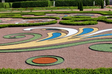 Düzenli Bahçe soyut oyma