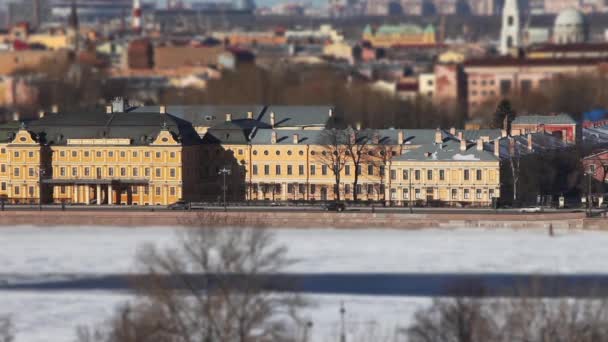 St. Petersburg aerial view — Stock Video