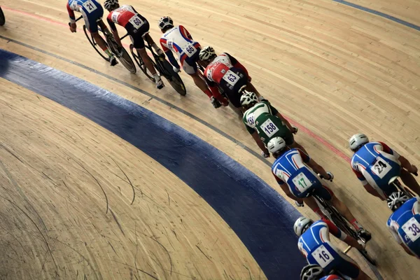 Uitoefening fietsen bovenaanzicht — Stockfoto