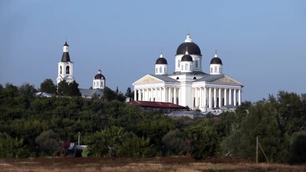 Rusia atracciones Resurrección de la catedral de Cristo — Vídeo de stock