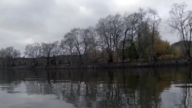 kamera üzerinde kürek tekne uçan