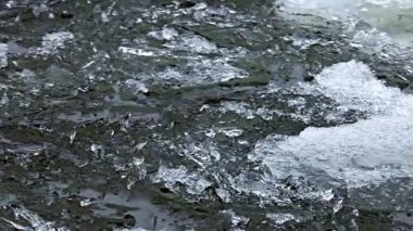 buz kristalleri parlak