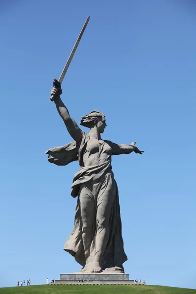 Памятник Отечеству призывает — стоковое фото