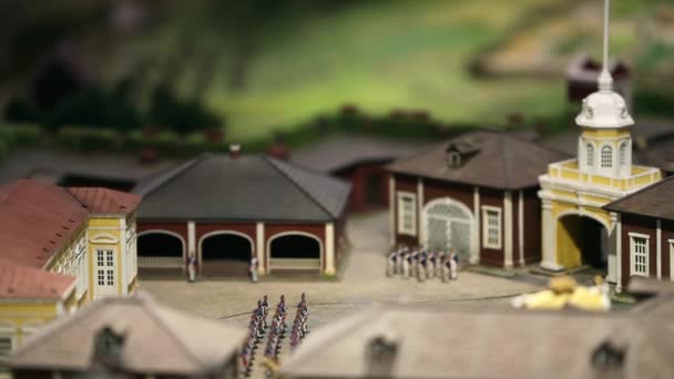 Ville médiévale modèle miniature — Video