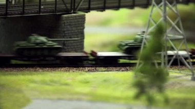 Yük treni panzer ile