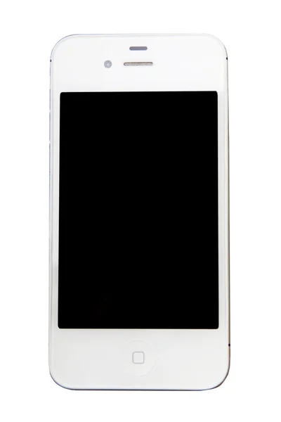 Apple iphone beyaz beyaz arka plan üzerinde izole