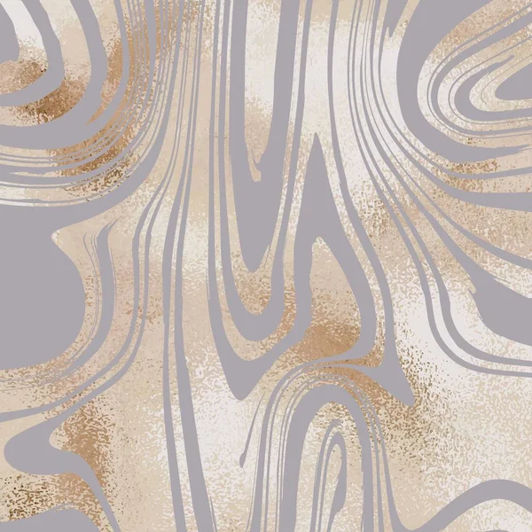 Marbre Liquide Marbre Doré Fond Vectoriel Avec Imitation Texture Clair — Image vectorielle