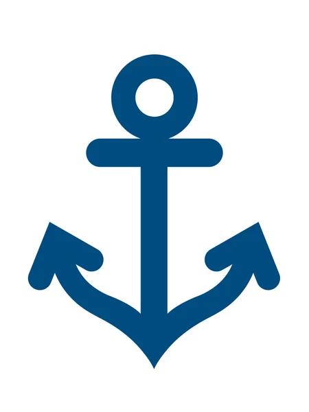 Anchor symbol icon — Stock Vector