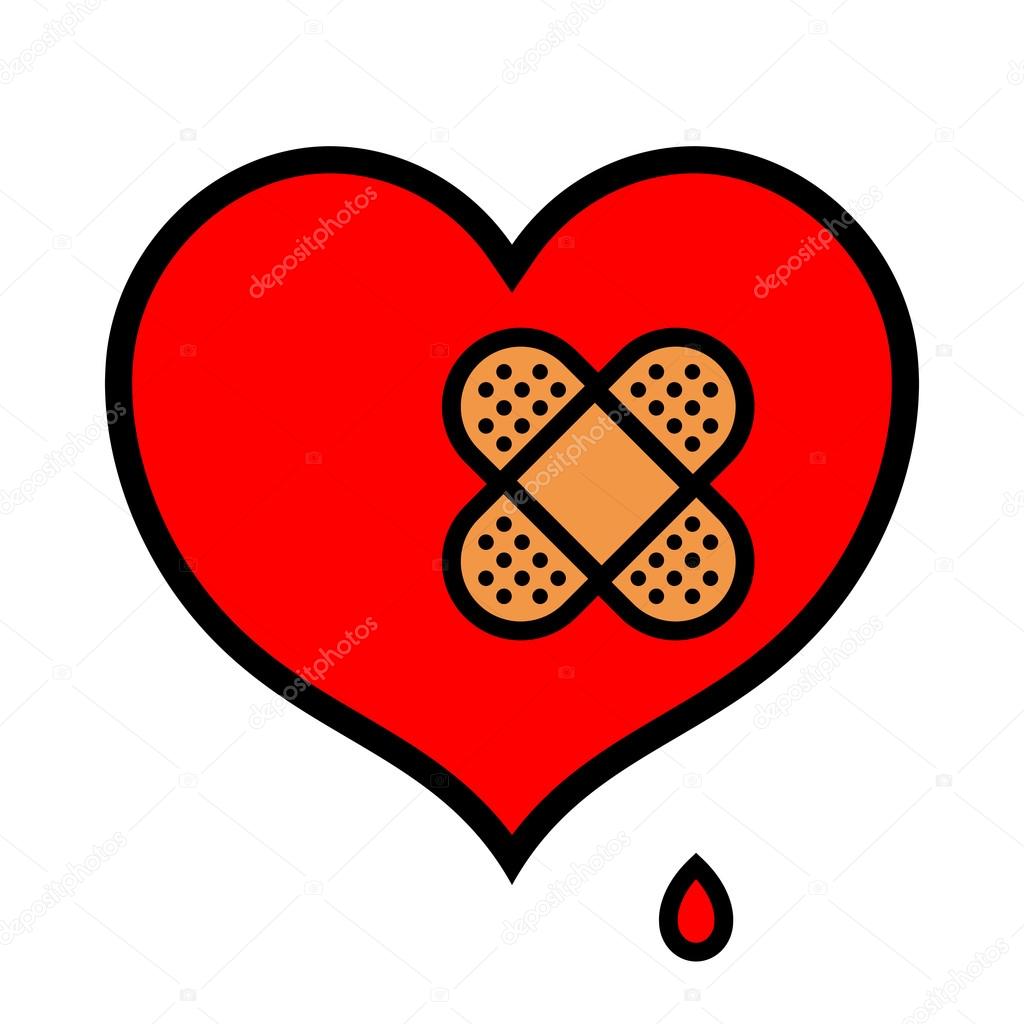 Wounded little heart icon with band aid Stock Vector Image by ©a__n #107898670 Wounded little heart icon with band aid Stock Vector Image by ©a__n #107898670