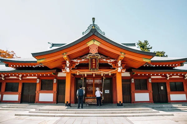 Ehime Shikoku Japonya Nisan 2019 Imabari Castle Park Fukiage Tapınağı — Stok fotoğraf