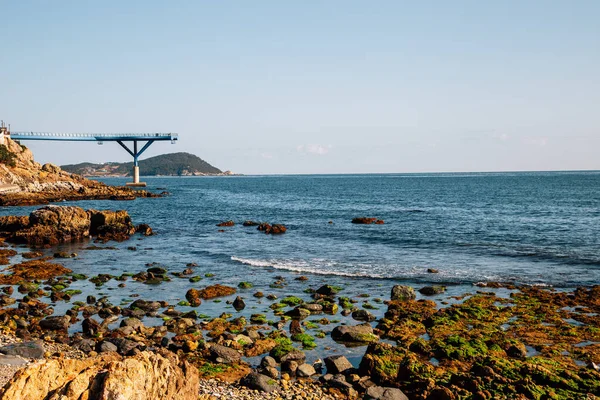 Cheongsapo Daritdol Skywalk Mar Azul Busan Coréia — Fotografia de Stock