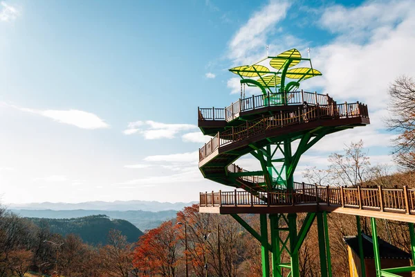 Boeun Coréia Dezembro 2020 Observatório Maltijae Pass Com Vista Para — Fotografia de Stock