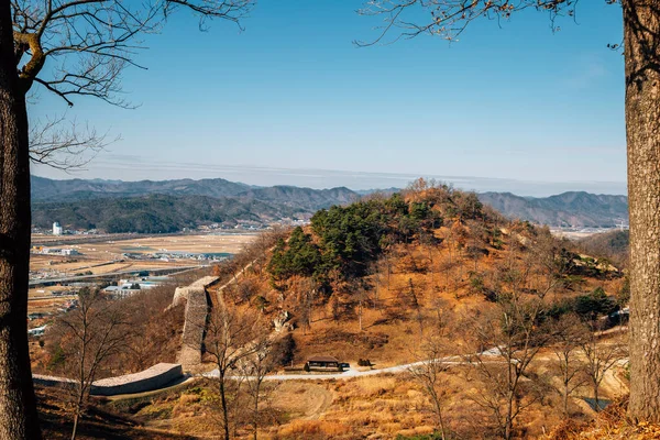 Panoramisch Uitzicht Vesting Samnyeonsanseong Boeun Korea — Stockfoto