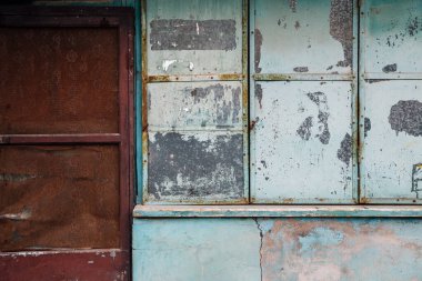 Eski evin dışı, Pekin, Çin 'de duvar ve kapı.