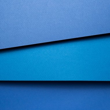 Soyut mavi katmanlı renkli kağıt arkaplanı