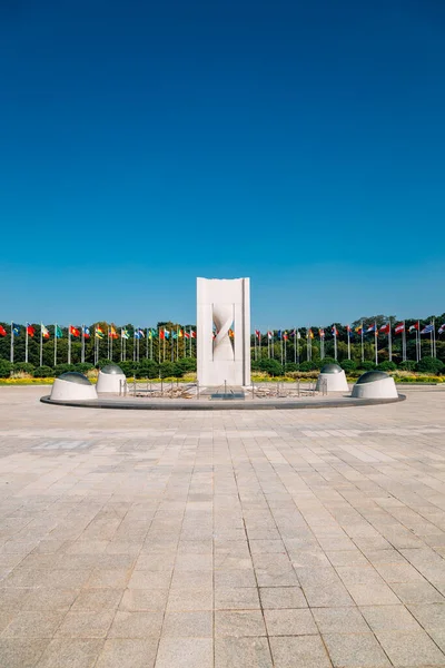 Seoul Korea October 2020 Olympic Park Peace Square Monument — Stock Photo, Image