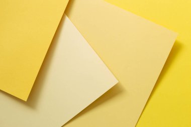 Sarı katmanlı renkli kağıt arkaplan