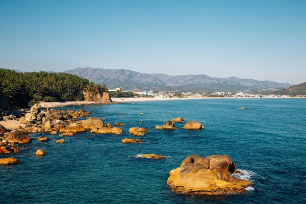 Widok Morze Obserwatorium Igari Anchor Pohang Korea — Zdjęcie stockowe