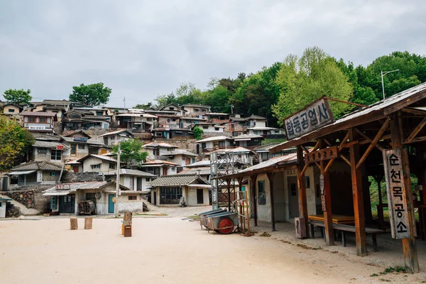 Suncheon Korea April 2021 Suncheon Open Film Set Koreaans Oud — Stockfoto