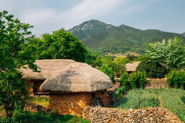 Naganeupseong Nagan Aldeia Popular Suncheon Coréia — Fotografia de Stock