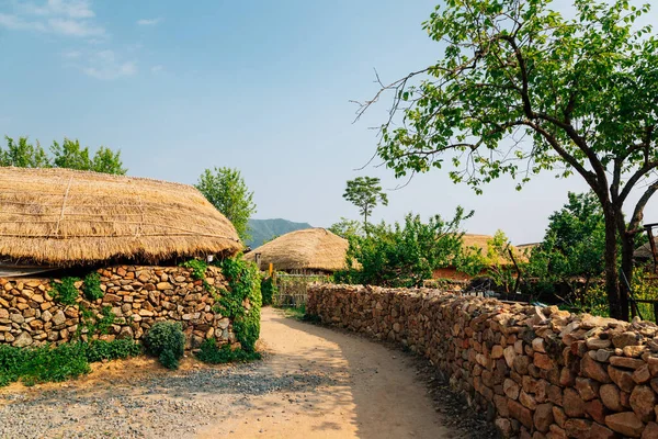 Naganeupseong Nagan Aldeia Popular Suncheon Coréia — Fotografia de Stock