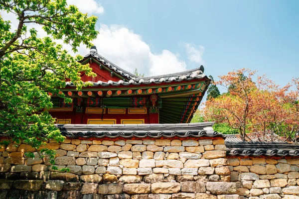 Jogyesan Berg Seonamsa Tempel Suncheon Korea — Stockfoto