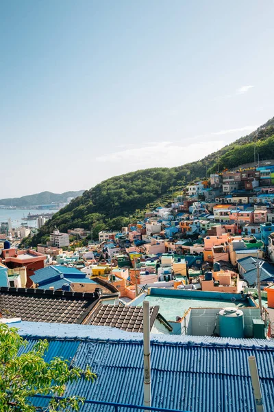 Vista Panorámica Gamcheon Culture Village Busan Corea — Foto de Stock