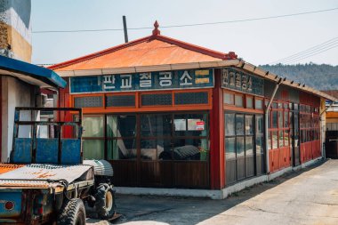 Seocheon, Kore - 25 Mart 2021 Pangyo eski kasaba sokağı