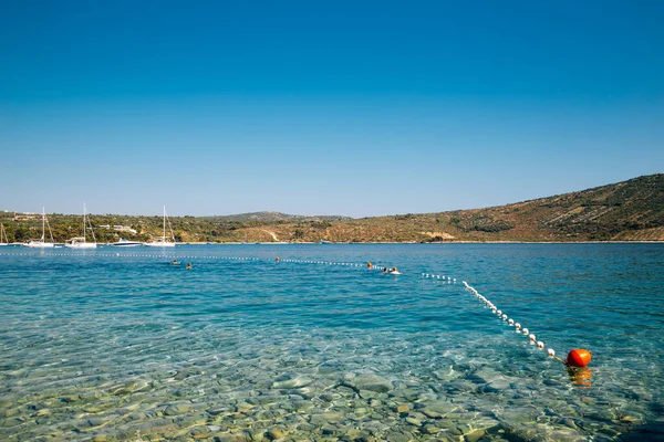 Praia Adriático Primosten Croácia — Fotografia de Stock