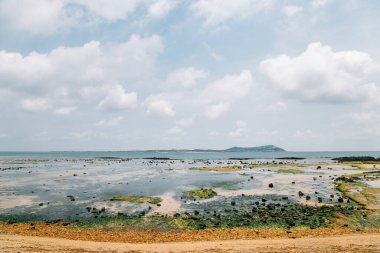 Jeju Adası, Kore 'deki Jongdal-ri plajı ve Udo Adası.
