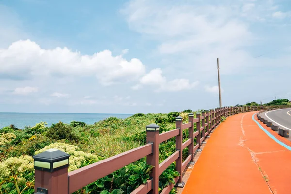 Camino Marítimo Jongdal Isla Jeju Corea — Foto de Stock
